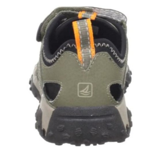 Sperry Top-Sider Kids Boys Wet Tech Closed-Toe Fisherman Sandal Oliver Green 11W - Picture 7 of 16